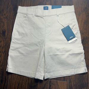 Jag Jeans Women's Khaki Size 6 Maddie Stretch Twill Pull-On Shorts 8” Inseam